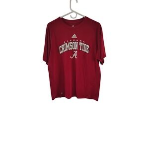 Adidas Alabama Crimson Tide Mens Medium Red Climalite Performance T-Shirt NCAA